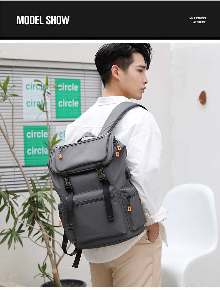 Schultasche, Herren-Freizeitrucksack, Schulranzen und große Umhängetasche mit hoher Kapazität
