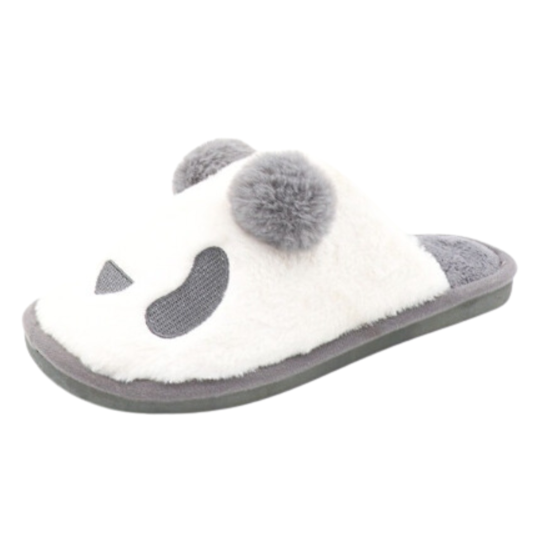 Plüsch-Panda-Hausschuhe - 3 Farben