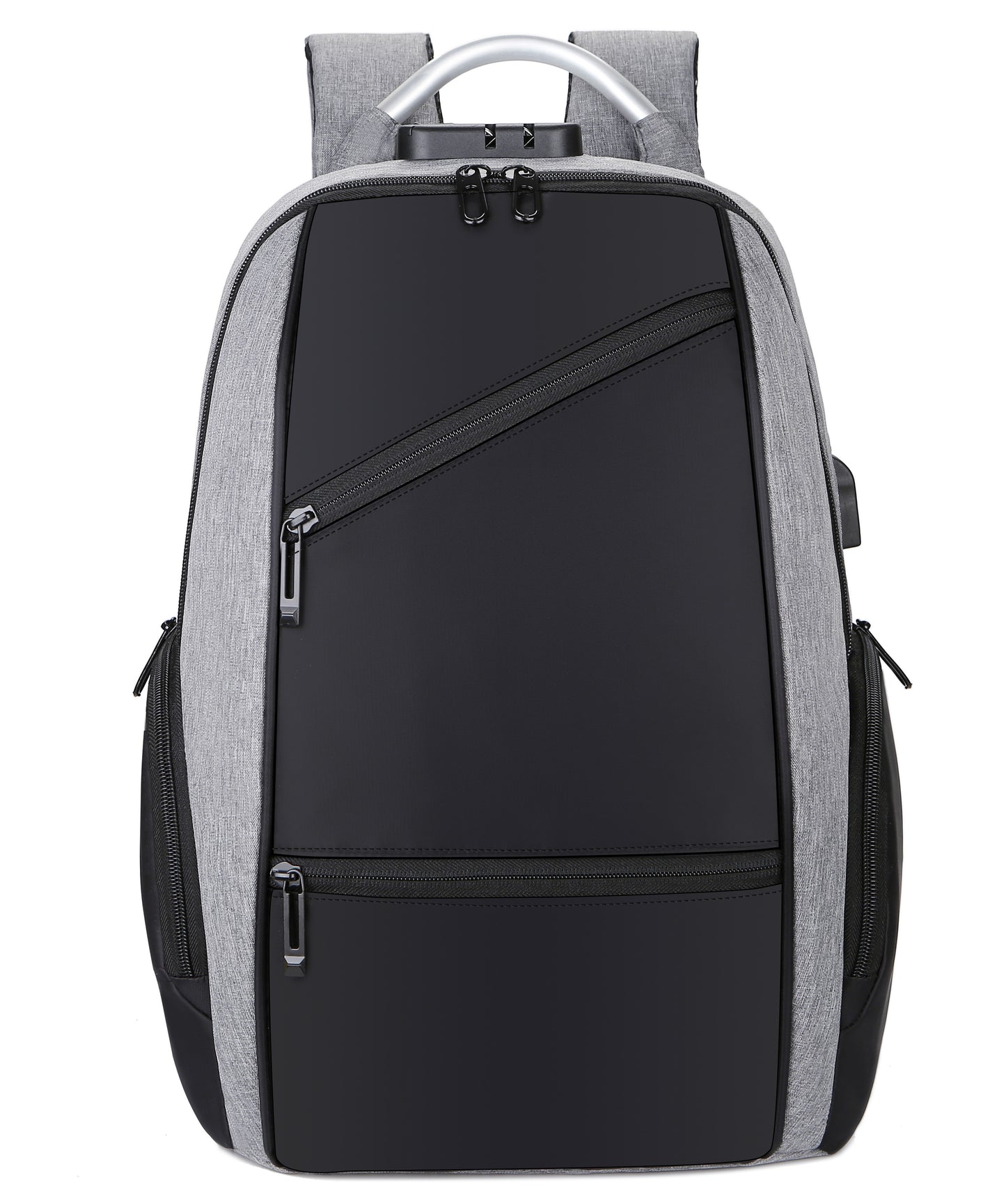 Herren Laptop Rucksack mit Passwortsperre und USB-Ladeanschluss - Ideal für Arbeit und Reisen und schule