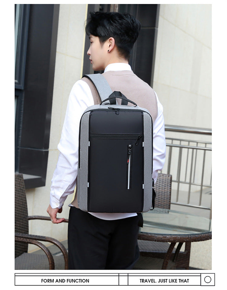 Multifunktionaler Sportrucksack mit Laptopfach und USB-Ladeanschluss für Unterwegs