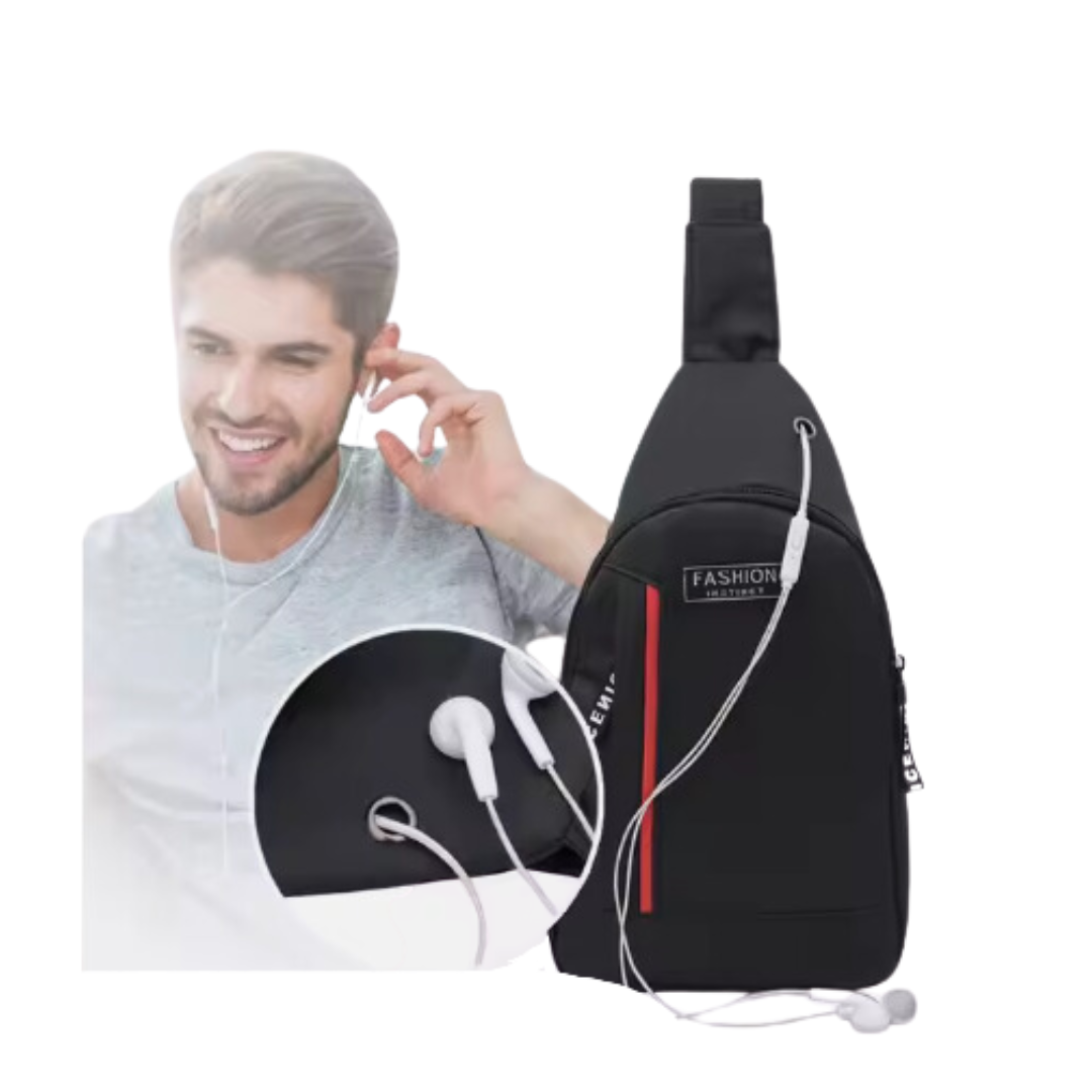 Multifunktionale Schultertasche für Herren – Brusttasche aus Oxford-Gewebe