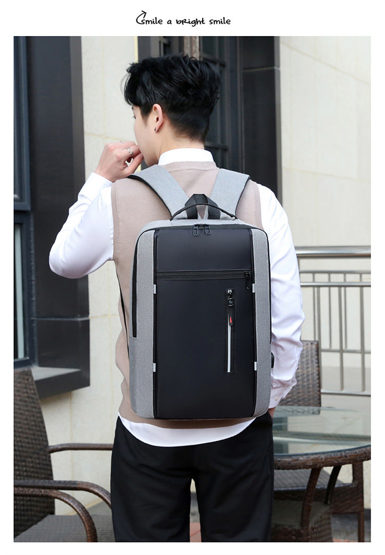 Multifunktionaler Sportrucksack mit Laptopfach und USB-Ladeanschluss für Unterwegs