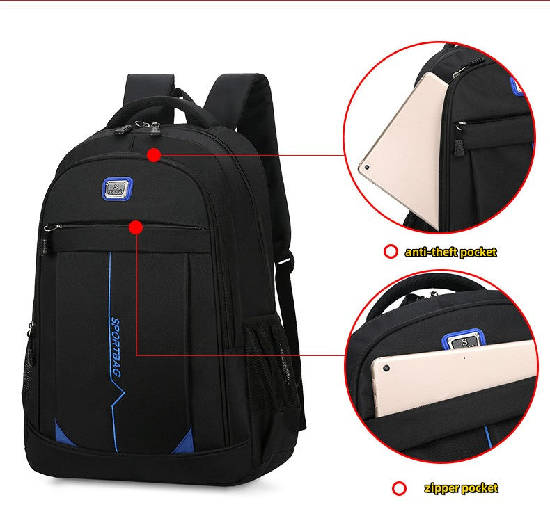 Schulrucksack für Damen und Herren, Sportlich, ideal für Freizeit, Reisen, Wandern und Arbeit