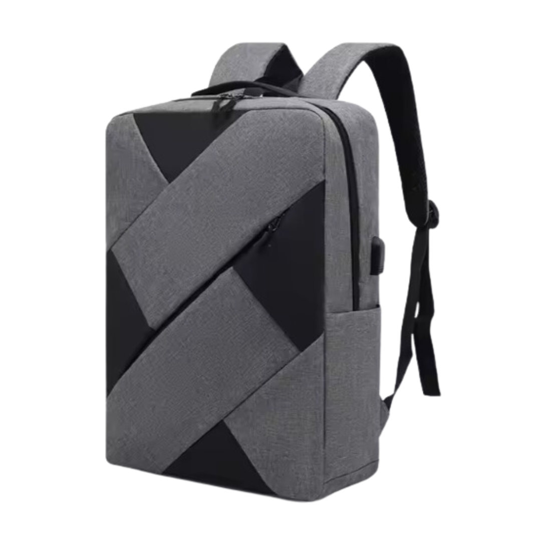 Laptop-Rucksack-Set mit USB-Anschluss | 3-teilig | Leicht & Wasserdicht | Ideal für Alltag & Reisen
