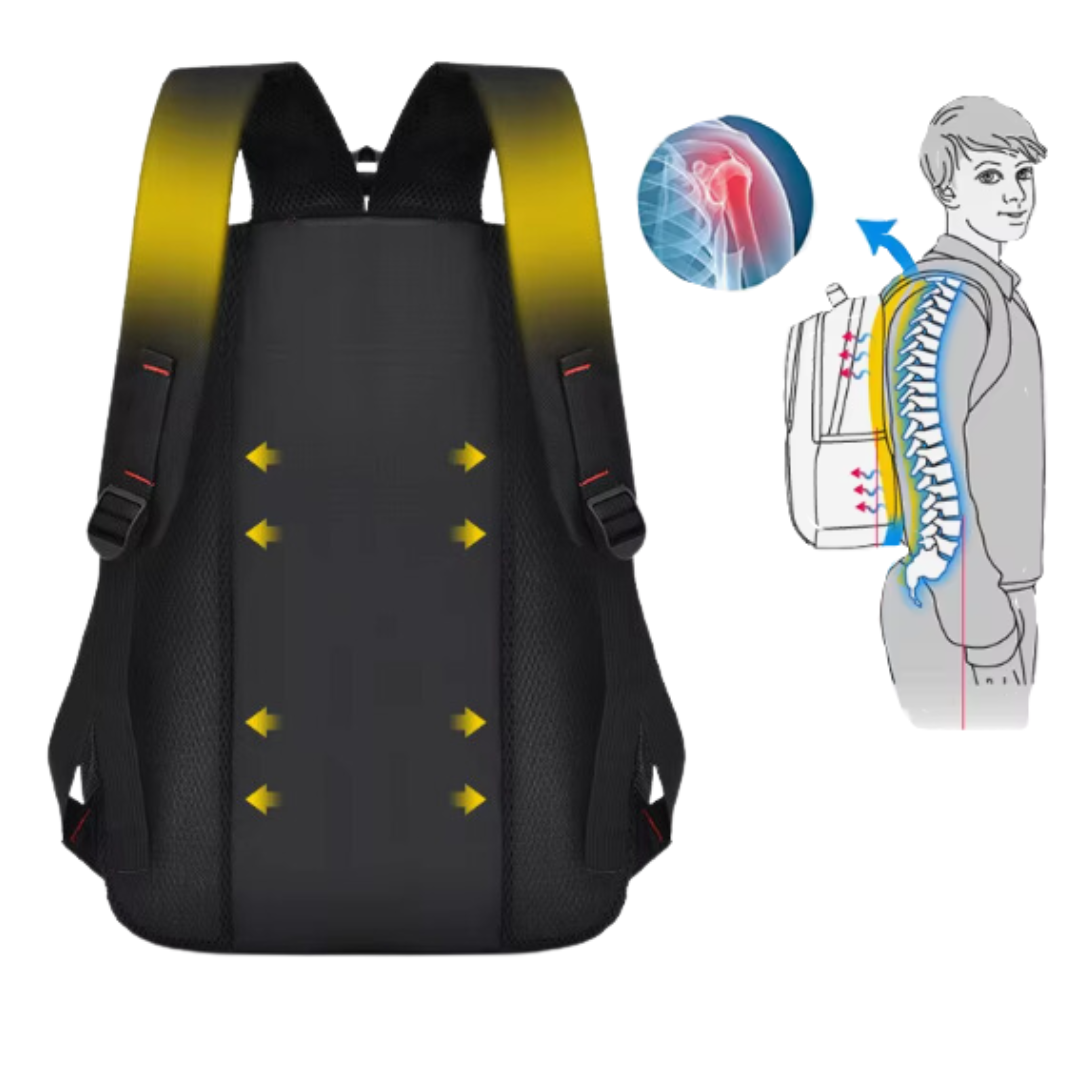 Laptop-Rucksack 15 Zoll – Wasserabweisend, Vielseitig, Komfortabel – Oxford-Material