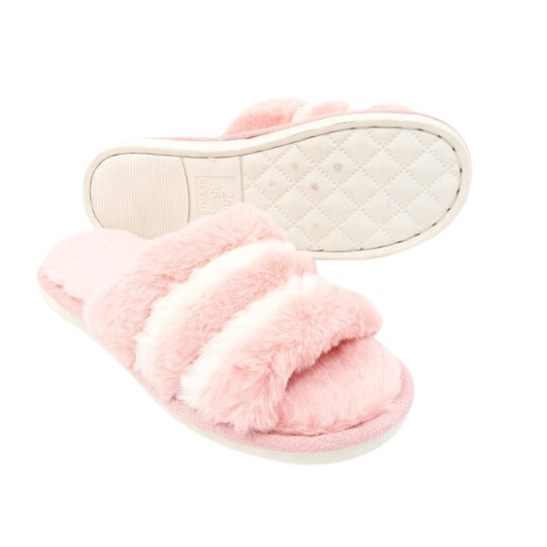 Gemütliche Hausschuhe für Damen – Flauschige Pantoletten in verschiedenen Farben (Größen 36-40)
