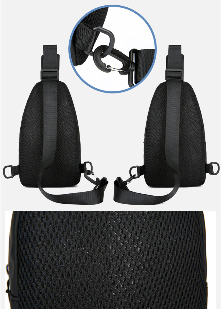 Vielseitige Brusttasche, Sportliche Bauchtasche und Umhängetasche für Damen und Herren - Ideale Freizeit Schultertasche