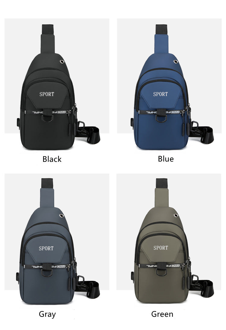 Vielseitige Brusttasche, Sportliche Bauchtasche und Umhängetasche für Damen und Herren - Ideale Freizeit Schultertasche
