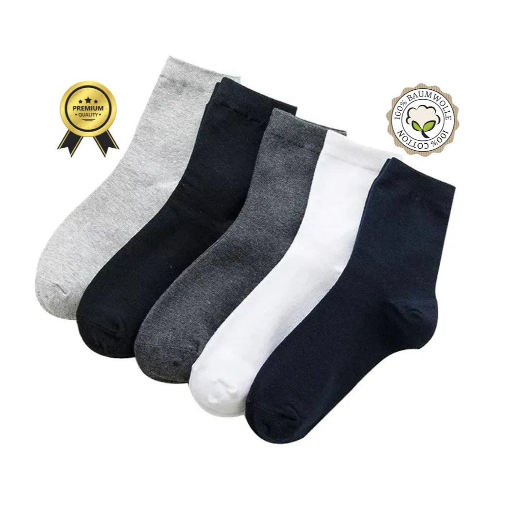 100%-Baumwolle Premium Unisex Sneaker Socken 1-20 Paar