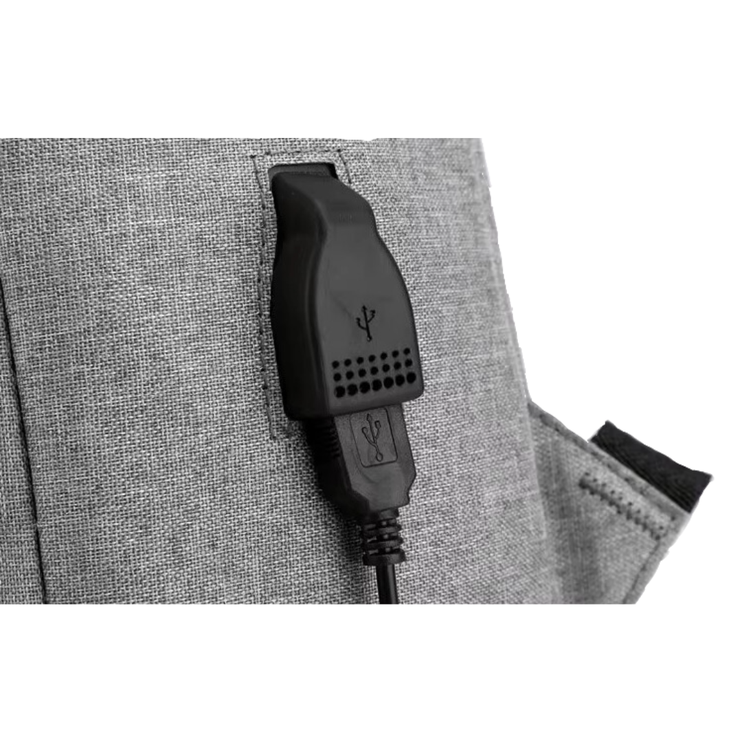 Laptop-Rucksack mit USB-Anschluss | Unisex Business & Reise Rucksack aus Polyester