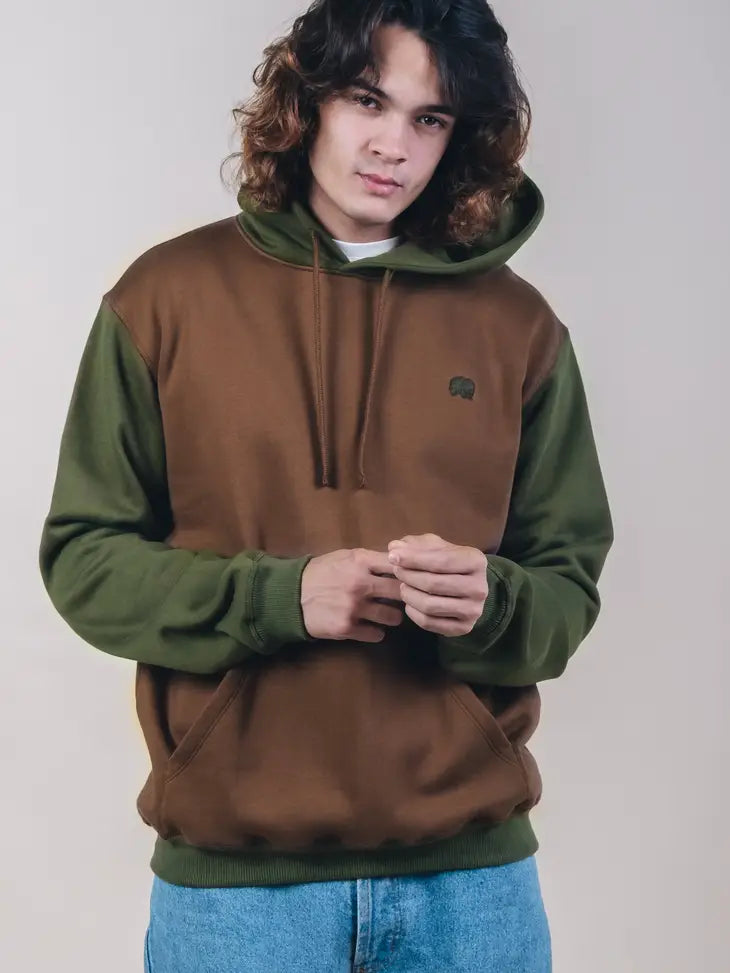 Olive Bio-Baumwoll Hoodie