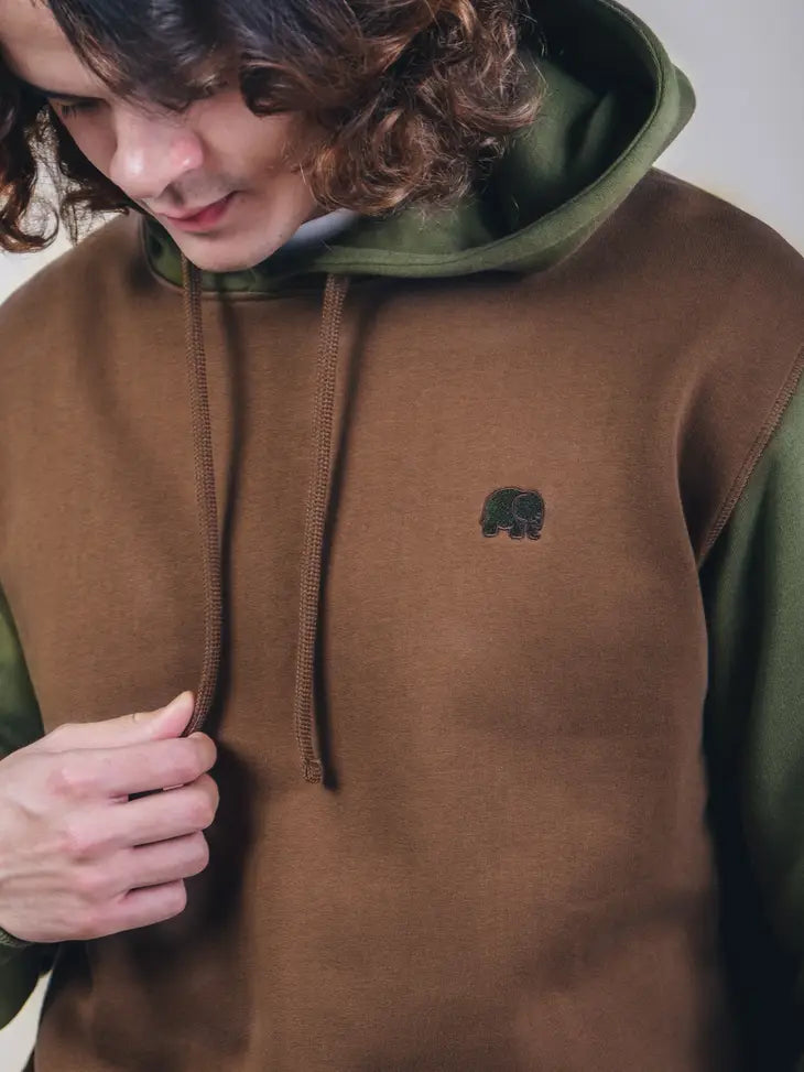 Olive Bio-Baumwoll Hoodie