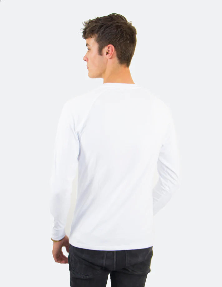 Weißer Pullover mit Schlanke Passform und Gesticktem Logo