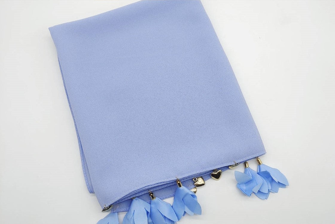 Hijab Chiffon 5 Farbe 180x75 cm Leicht 130g Optimaler Halt und Hoher Tragekomfor