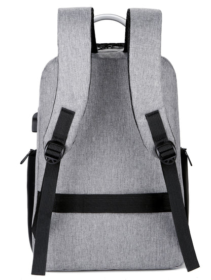 Herren Laptop Rucksack mit Passwortsperre und USB-Ladeanschluss - Ideal für Arbeit und Reisen und schule