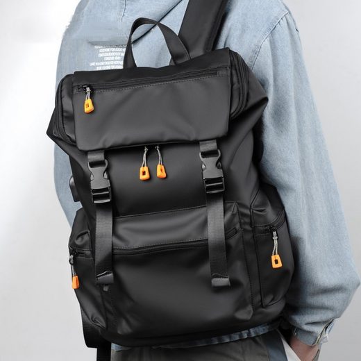Schultasche, Herren-Freizeitrucksack, Schulranzen und große Umhängetasche mit hoher Kapazität