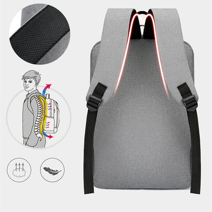Multifunktionaler Sportrucksack mit Laptopfach und USB-Ladeanschluss für Unterwegs