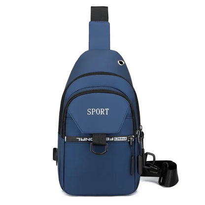 Vielseitige Brusttasche, Sportliche Bauchtasche und Umhängetasche für Damen und Herren - Ideale Freizeit Schultertasche