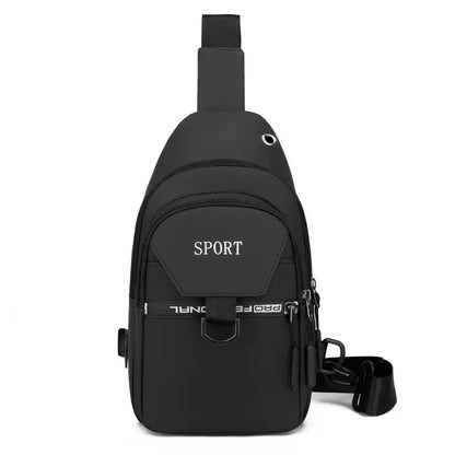 Vielseitige Brusttasche, Sportliche Bauchtasche und Umhängetasche für Damen und Herren - Ideale Freizeit Schultertasche