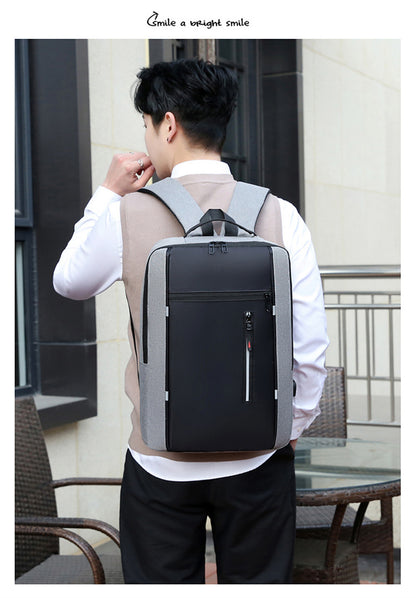 Multifunktionaler Sportrucksack mit Laptopfach und USB-Ladeanschluss für Unterwegs