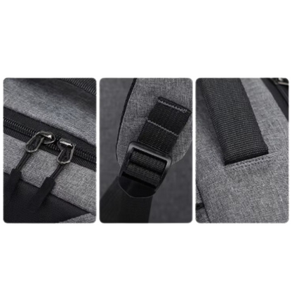 Laptop-Rucksack-Set mit USB-Anschluss | 3-teilig | Leicht & Wasserdicht | Ideal für Alltag & Reisen